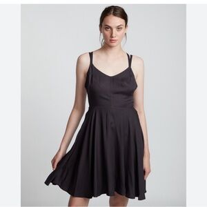 Element Black Spaghetti Strap Midi Dress NWT Women’s Size Small Viscose Summer